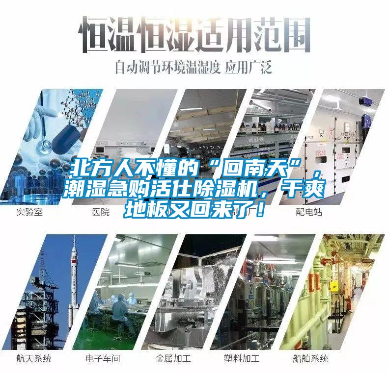 北方人不懂的“回南天”，潮濕急購活仕除濕機，干爽地板又回來了！
