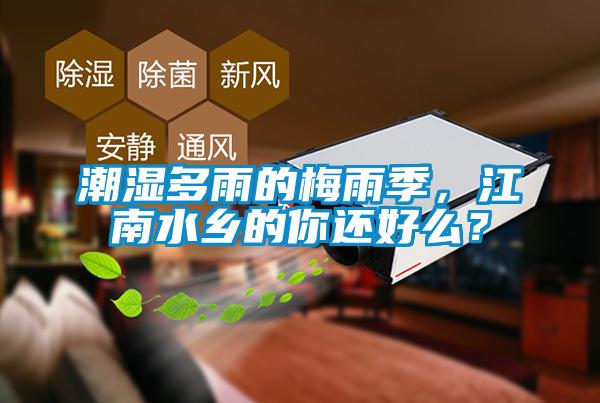 潮濕多雨的梅雨季，江南水鄉的你還好么？