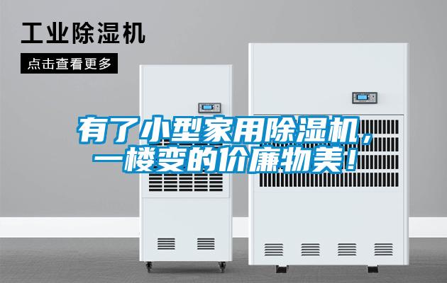有了小型家用除濕機，一樓變的價廉物美！