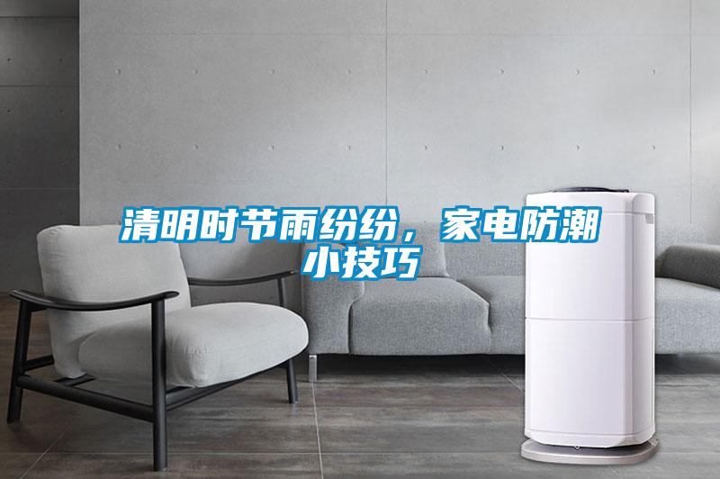 清明時節雨紛紛，家電防潮小技巧