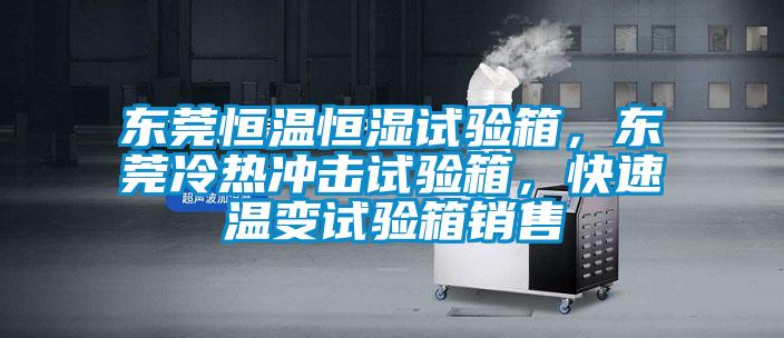 東莞恒溫恒濕試驗箱，東莞冷熱沖擊試驗箱，快速溫變試驗箱銷售