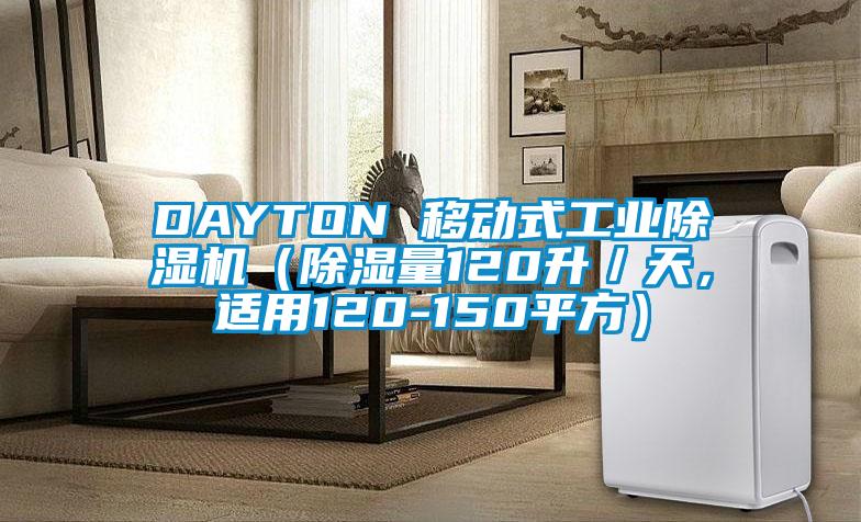 DAYTON 移動式工業除濕機（除濕量120升／天，適用120-150平方）