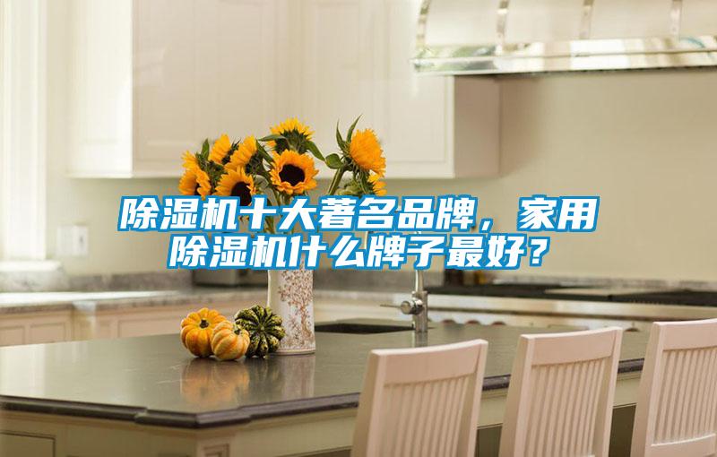 除濕機十大著名品牌，家用除濕機什么牌子最好？