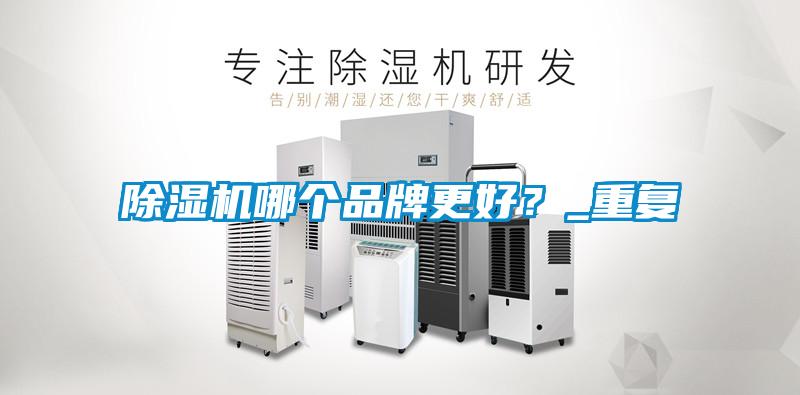 除濕機哪個品牌更好？_重復