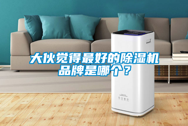 大伙覺得最好的除濕機品牌是哪個？