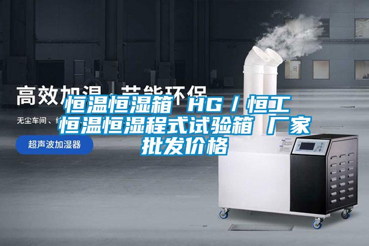 恒溫恒濕箱 HG／恒工 恒溫恒濕程式試驗箱 廠家批發價格