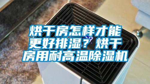 烘干房怎樣才能更好排濕？烘干房用耐高溫除濕機