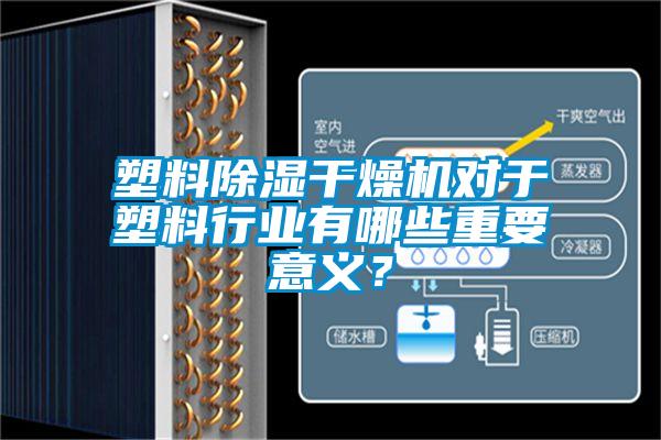 塑料除濕干燥機對于塑料行業有哪些重要意義？