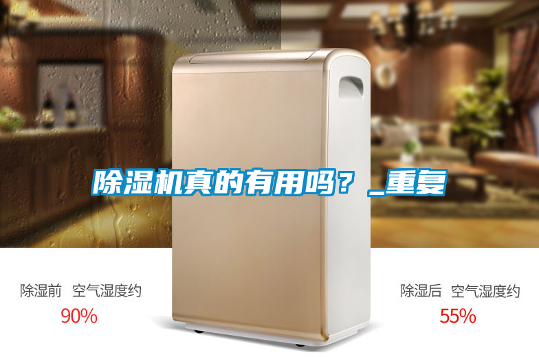除濕機真的有用嗎？_重復