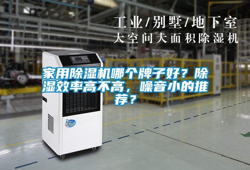 家用除濕機哪個牌子好？除濕效率高不高，噪音小的推薦？