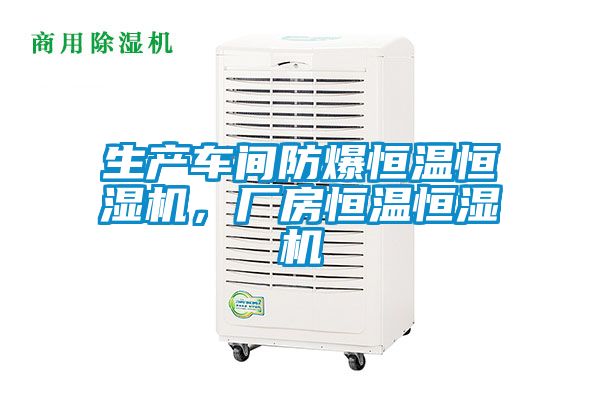 生產車間防爆恒溫恒濕機，廠房恒溫恒濕機