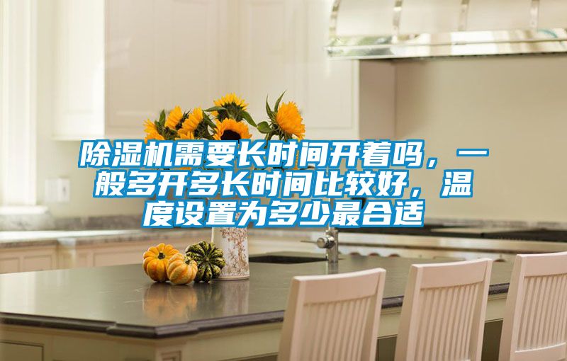 除濕機需要長時間開著嗎，一般多開多長時間比較好，溫度設置為多少最合適