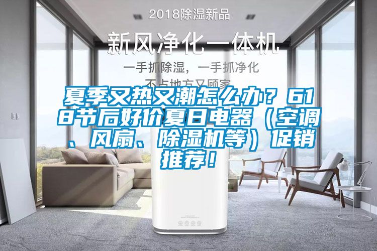 夏季又熱又潮怎么辦？618節后好價夏日電器（空調、風扇、除濕機等）促銷推薦！
