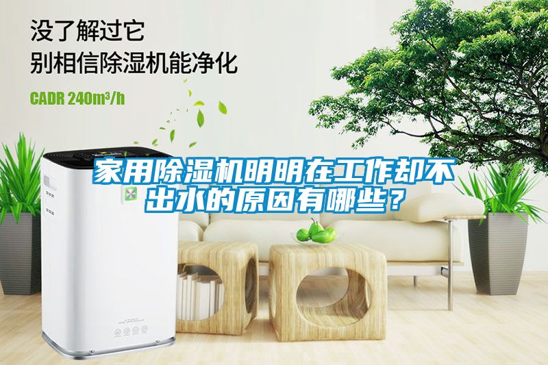 家用除濕機明明在工作卻不出水的原因有哪些？