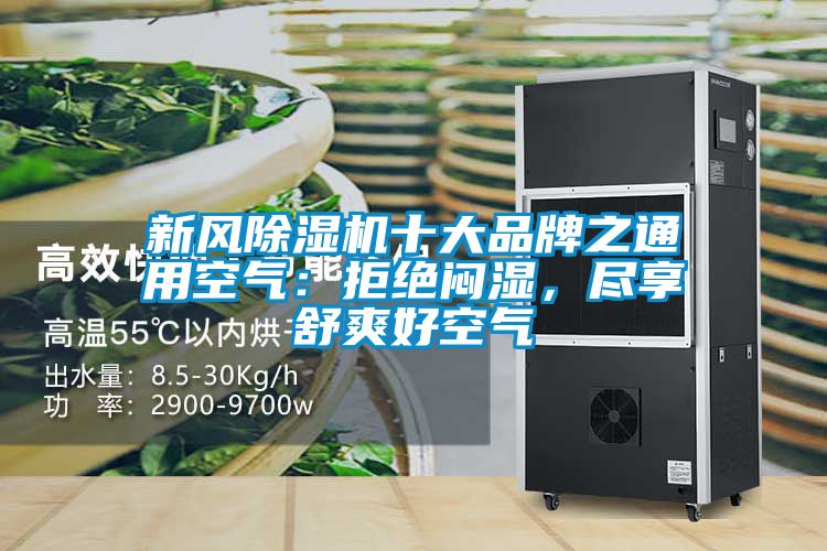 新風除濕機十大品牌之通用空氣：拒絕悶濕，盡享舒爽好空氣